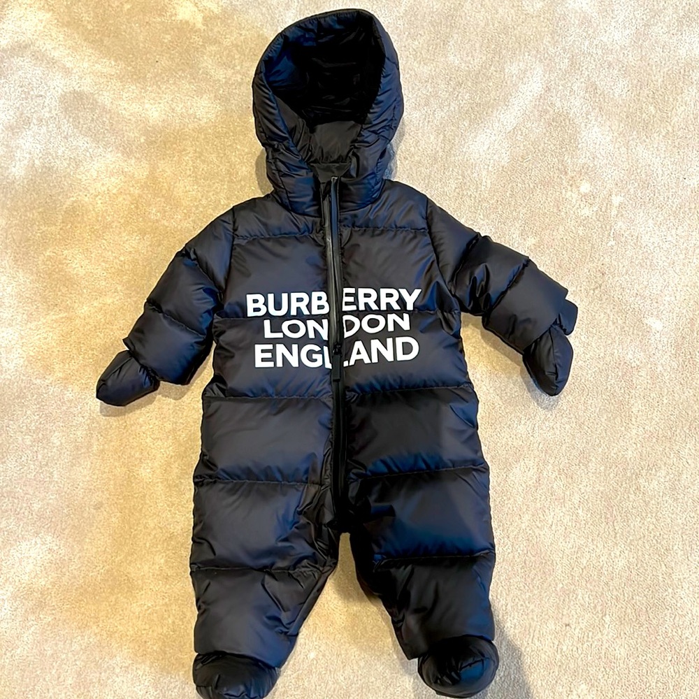 Burberry Black Onesie Puffer